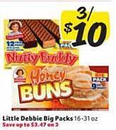 Winn Dixie Little debbie big packs offer