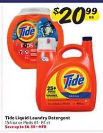 Winn Dixie Tide liquid laundry detergent offer