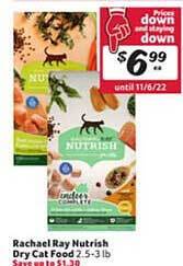 Winn Dixie Rachael ray nutrish dry cat food offer