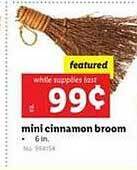 Lidl Mini cinnamon broom offer