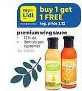 Lidl Premium wing sauce offer