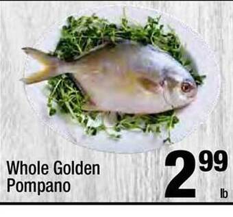 Super King Markets Whole golden pompano offer