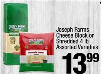 Super King Markets Joseph farms cheese block or shredded offer