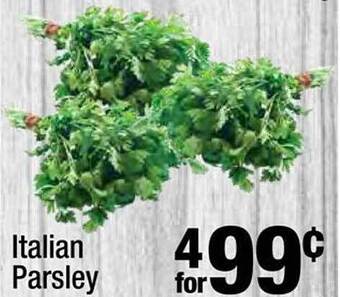 Super King Markets Italian parsley offer