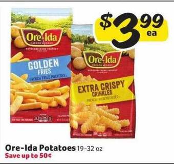 Winn Dixie Ore-ida potatoes offer