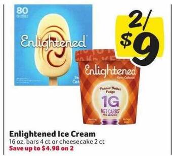 Winn Dixie Enlightened ice cream offer