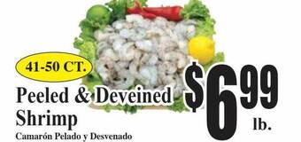 Baja Ranch Peeled & deveined shrimp offer