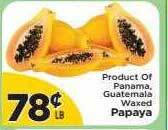 Presidente Papaya offer