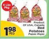 Presidente Red potatoes offer
