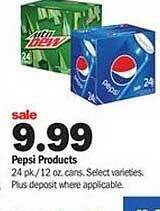 Meijer Pepsi products offer