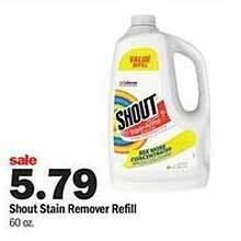 Meijer Shout stain remover refill offer