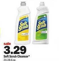 Meijer Soft scrub cleanser offer