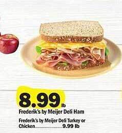 Meijer Frederik's by meijer deli ham offer