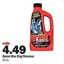 Meijer Drano max clog remover offer