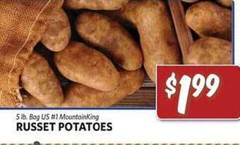 Breaux Mart Russet potatoes offer