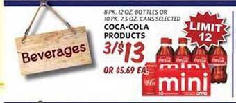 Breaux Mart Coca-cola products offer