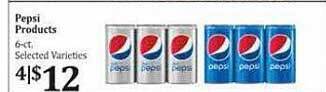Rosauers Pepsi products offer