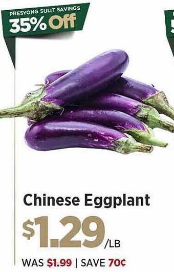 Island Pacific Market Chinese eggplant offer