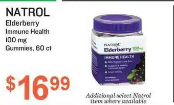 Health Mart Natrol Elderberry Immune Health 100 Mg Gummies, 60 Ct offer