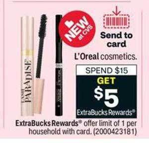CVS L'oreal cosmetics offer