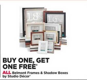Michaels Belmont frames & shadow boxes by studio décor offer