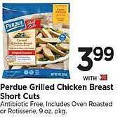 Tops Perdue grilled chicken breast short cuts offer