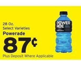 Hannaford Powerade offer
