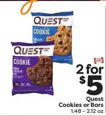 Weis Markets Quest cookies or bars offer
