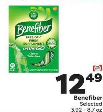 Weis Markets Benefiber offer