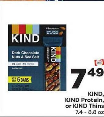 Weis Markets Kind, kind protein, or kind thins offer