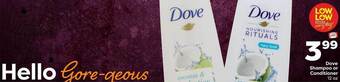 Weis Markets Dove shampoo or conditioner offer