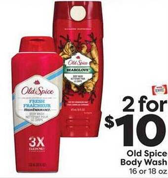 Weis Markets Old spice body wash offer