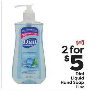 Weis Markets Dial liquid hand soap offer
