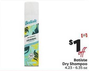 Weis Markets Batiste dry shampoo offer