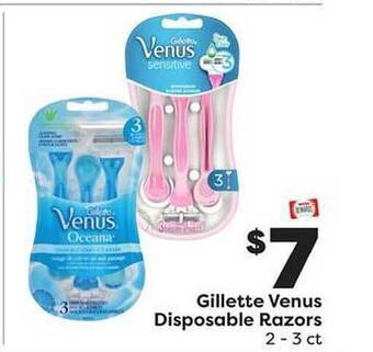 Weis Markets Gillette venus disposable razors offer
