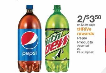 Kinney Drugs Pepsi products offer