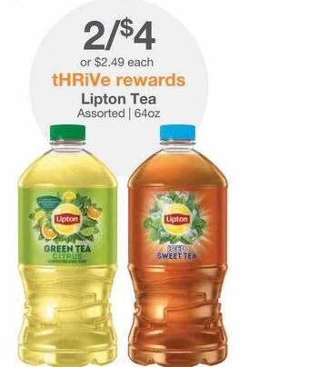 Kinney Drugs Lipton tea offer