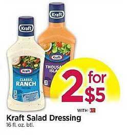 Tops Kraft salad dressing offer