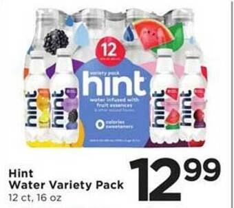 Cub Foods Hint water variety pack offer