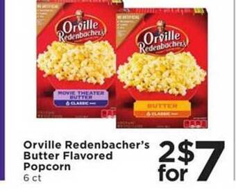 Cub Foods Orville redenbacher's butter flavored popcorn offer
