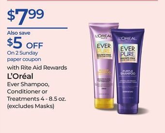 Rite Aid L'oréal offer
