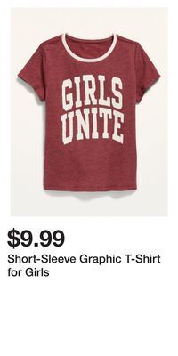 Old Navy Short-sleeve graphic t-shirt for girls offer