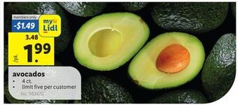 Lidl Avocados offer
