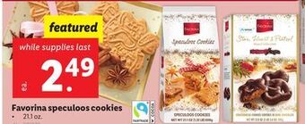 Lidl Favorina speculoos cookies offer