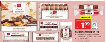 Lidl Favorina marzipan log offer