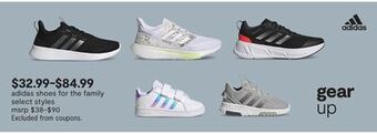 JC Penney Adidas shoes for the family offer