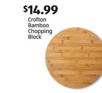 Aldi Crofton bamboo chopping block offer