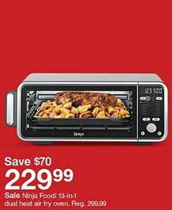 Target Ninja foodi 13-in-1 dual heat air fry oven offer