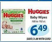 ACME Huggies baby wipes offer