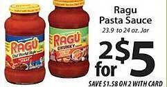 ACME Ragu pasta sauce offer